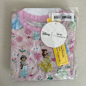 NEW Little Sleepies Disney Princess Two Piece Bamboo Pajama Set
